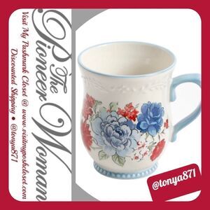 🦋 New Pioneer Woman Classic Charm Mug, Qty 1